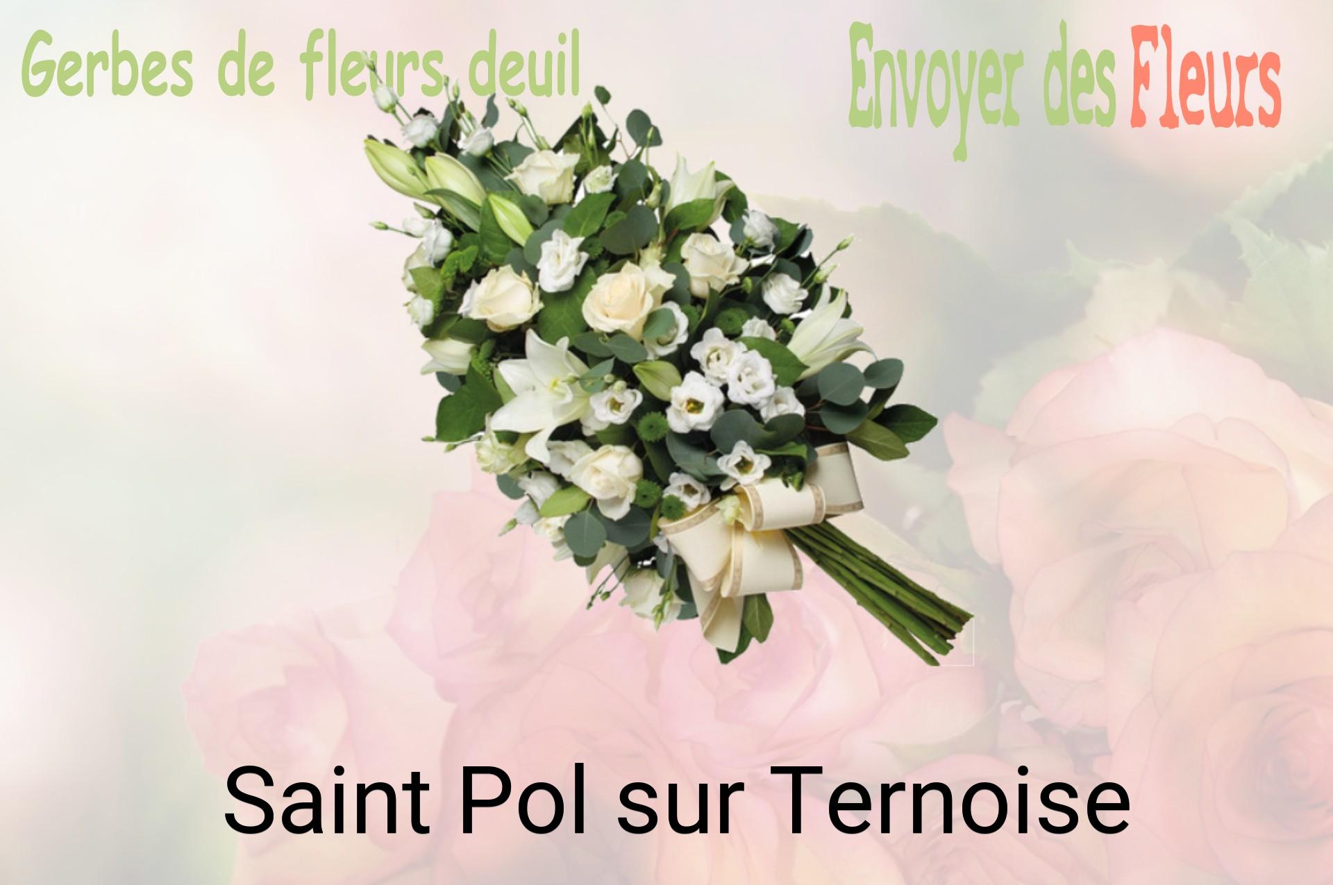 Gerbe de fleurs de deuil livrée à Saint-Pol-sur-Ternoise